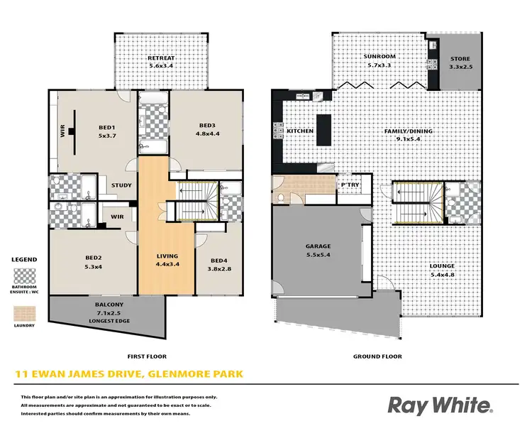 Floorplan of Homely house listing, 11 Ewan James Drive, Glenmore Park NSW 2745