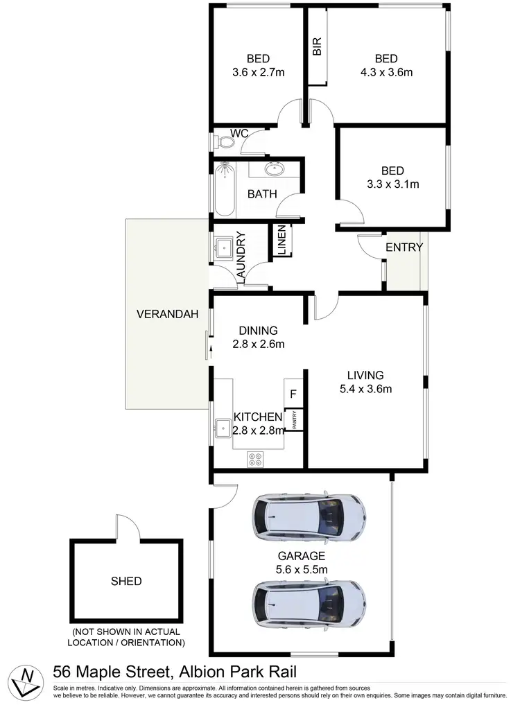 Floorplan of Homely house listing, 56 Maple Street, Albion Park Rail NSW 2527