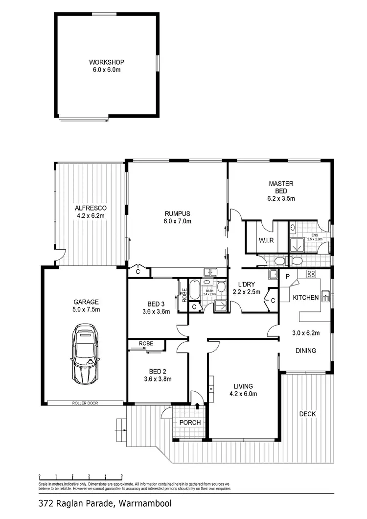 Floorplan of Homely house listing, 372 Raglan Parade, Warrnambool VIC 3280