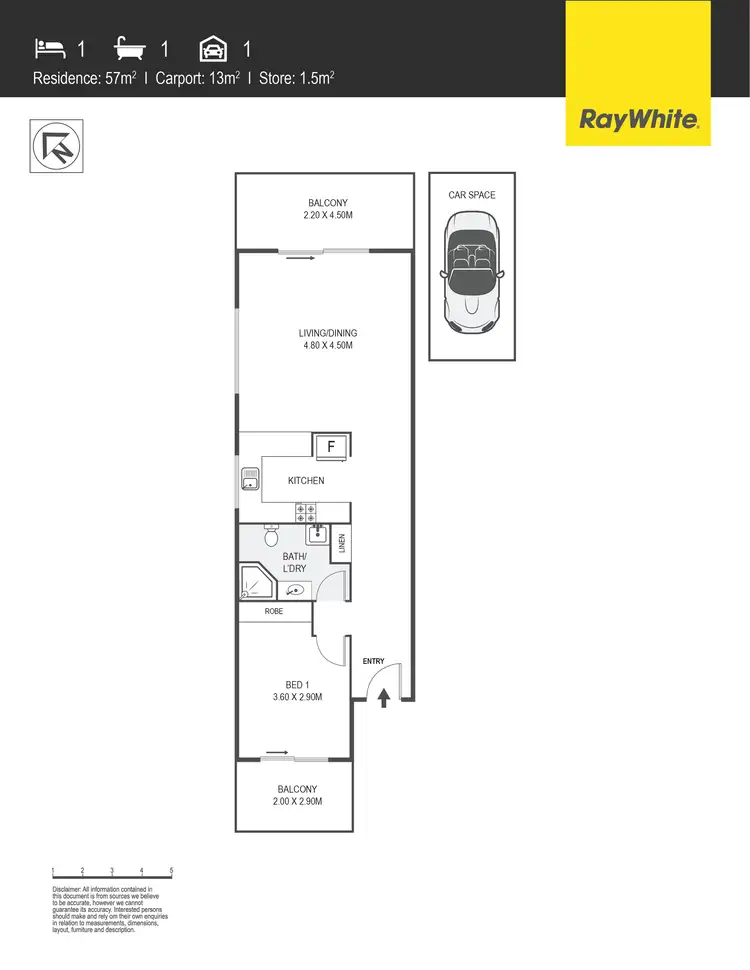 Floorplan of Homely apartment listing, 17/23 Aspinall Street, Watson ACT 2602