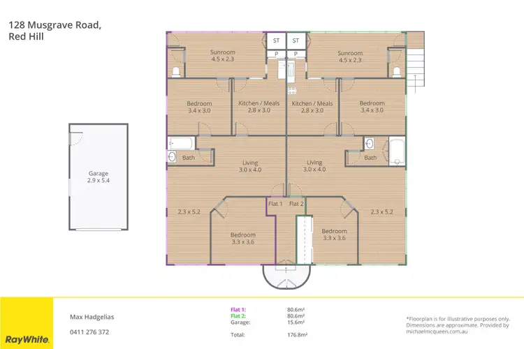 Floorplan of Homely house listing, 128 Musgrave Road, Red Hill QLD 4059