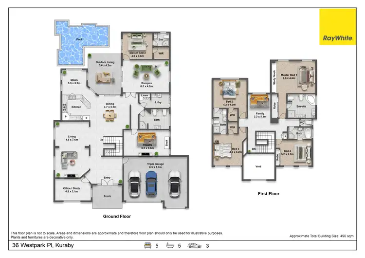 Floorplan of Homely house listing, 36 Westpark Place, Kuraby QLD 4112