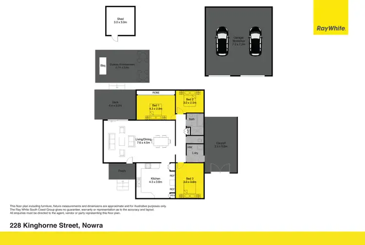Floorplan of Homely house listing, 228 Kinghorne Street, Nowra NSW 2541