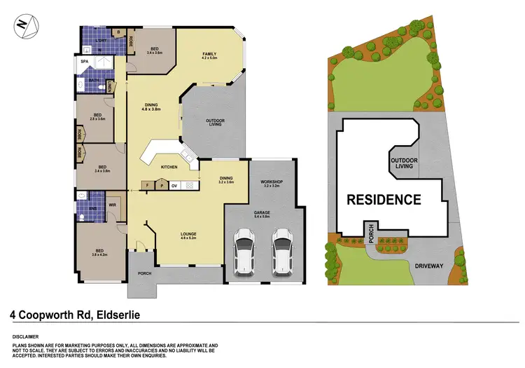 Floorplan of Homely house listing, 4 Coopworth Road, Elderslie NSW 2570