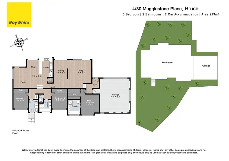 Floorplan of Homely house listing, 4/30 Mugglestone Place, Bruce ACT 2617