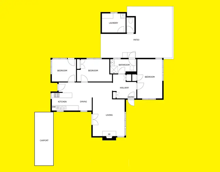 Floorplan of Homely house listing, 132 Pasadena Grove, Mildura VIC 3500