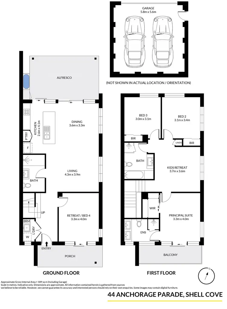 Floorplan of Homely house listing, 44 Anchorage Parade, Shell Cove NSW 2529