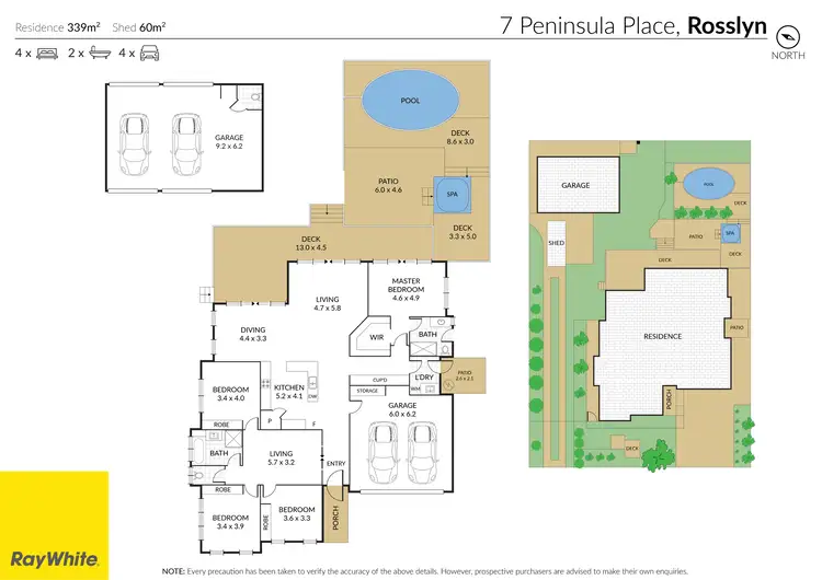 Floorplan of Homely house listing, 7 Peninsula Place, Rosslyn QLD 4703