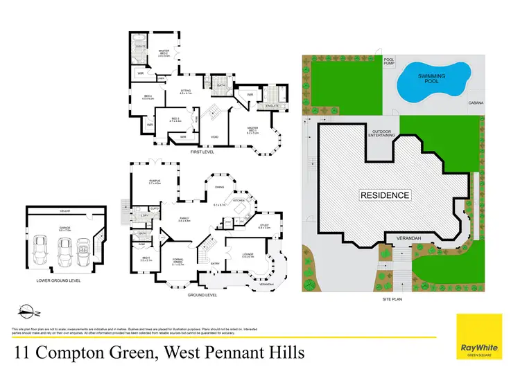 Floorplan of Homely house listing, 11 Compton Green, West Pennant Hills NSW 2125
