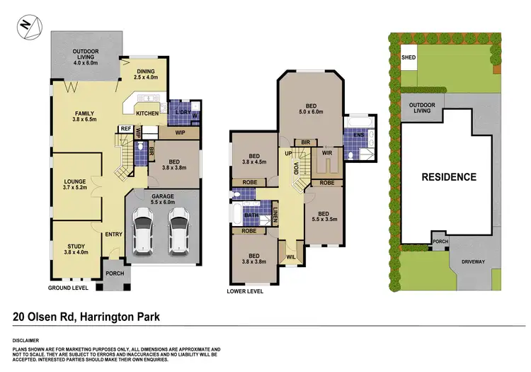 Floorplan of Homely house listing, 20 Olsen Place, Harrington Park NSW 2567