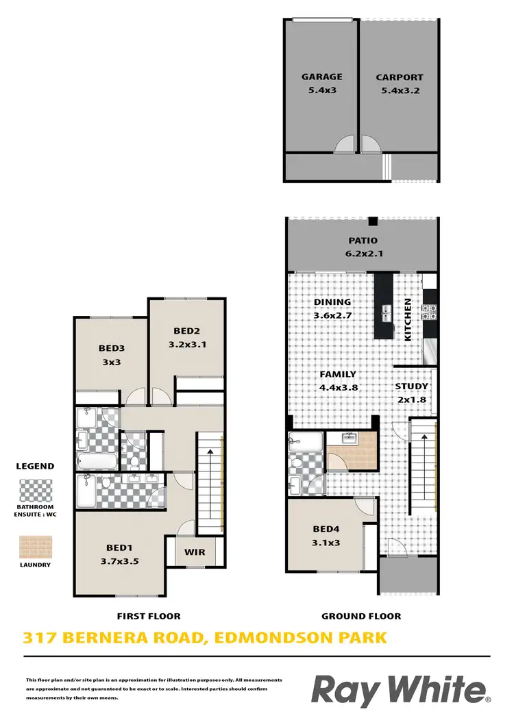 Floorplan of Homely house listing, 317 Bernera Road, Edmondson Park NSW 2174