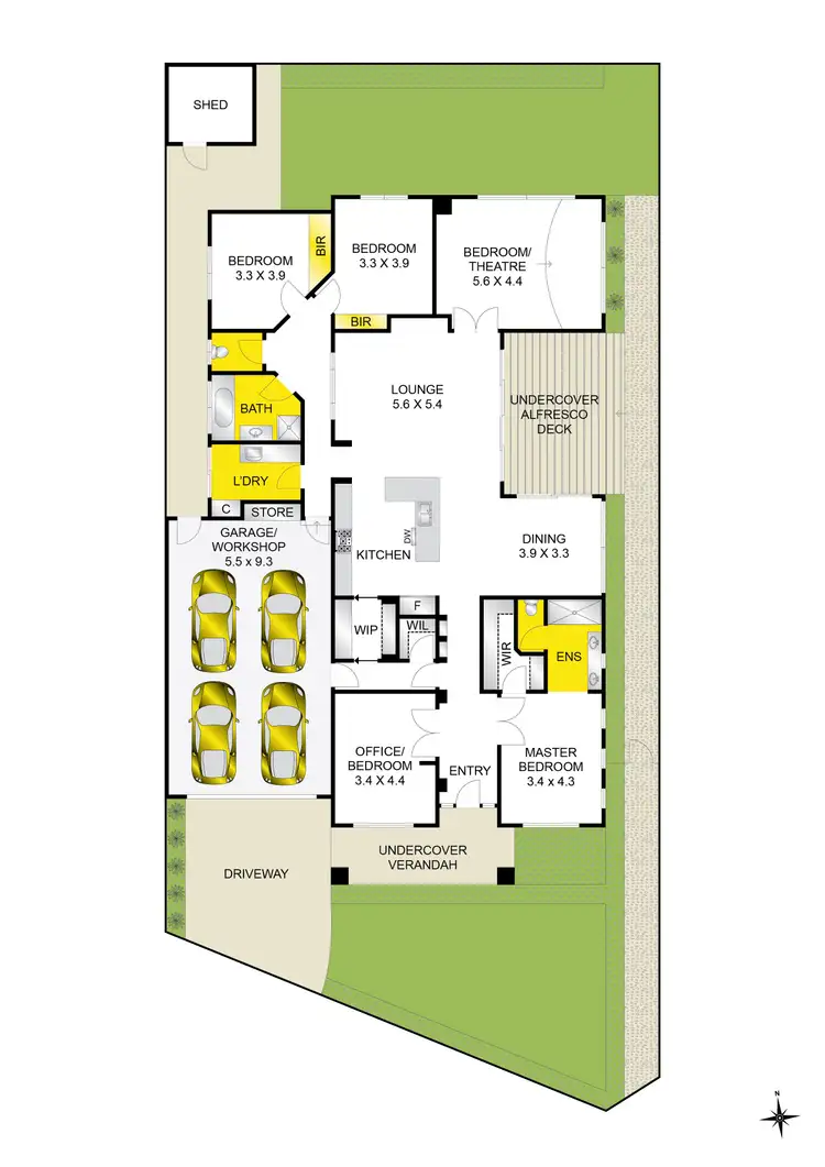 Floorplan of Homely house listing, 27 Senior Court, Highton VIC 3216
