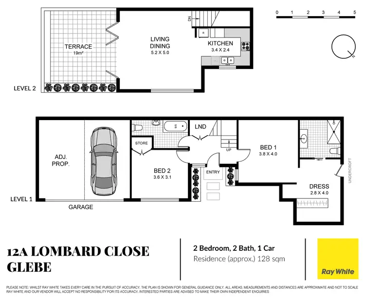 Floorplan of Homely house listing, 12A Lombard Close, Glebe NSW 2037