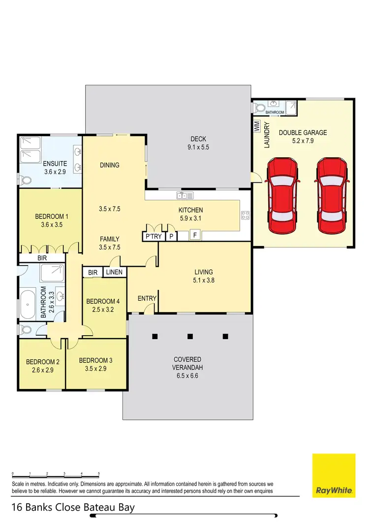 Floorplan of Homely house listing, 16 Banks Close, Bateau Bay NSW 2261