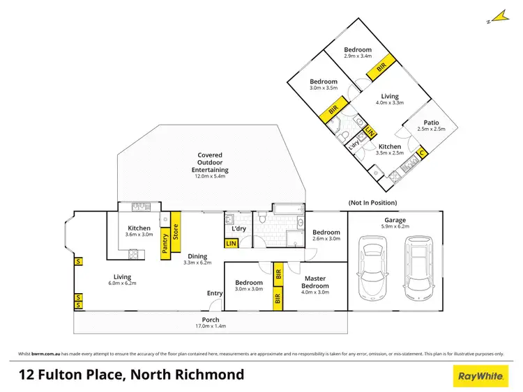 Floorplan of Homely house listing, 12 & 12a Fulton Place, North Richmond NSW 2754