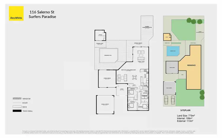 Floorplan of Homely house listing, 116 Salerno Street, Isle of Capri QLD 4217