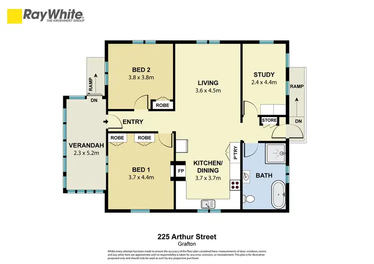 Floorplan of Homely house listing, 225 Arthur Street, Grafton NSW 2460