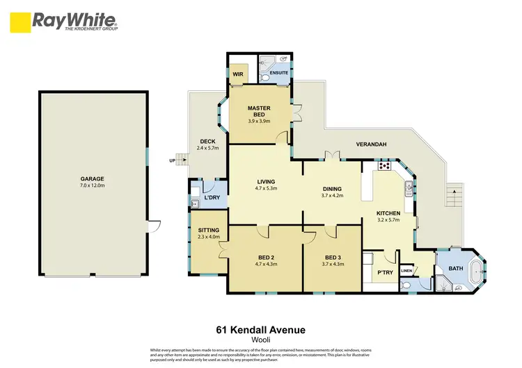 Floorplan of Homely house listing, 61 Kendall Avenue, Wooli NSW 2462
