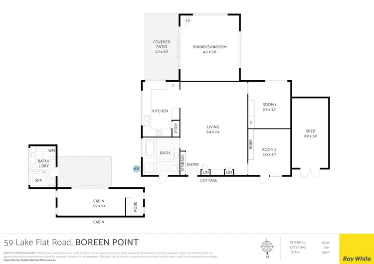 Floorplan of Homely land listing, 59 Lake Flat Road, Boreen Point QLD 4565