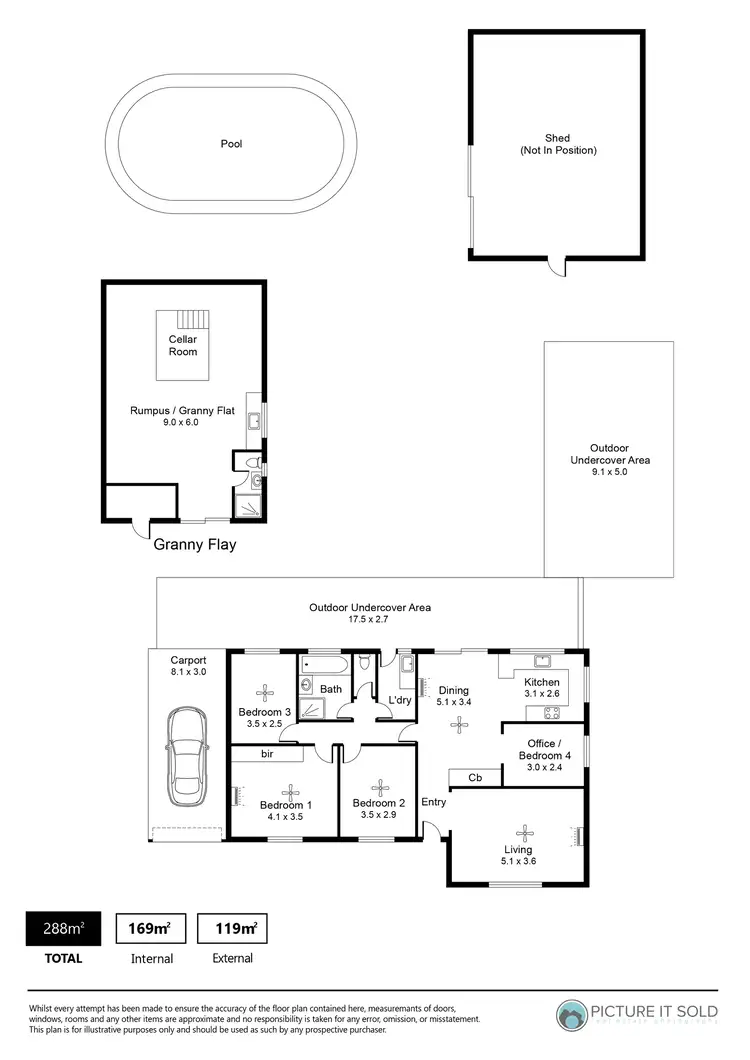 Floorplan of Homely house listing, 20 Angle Vale Road, Angle Vale SA 5117