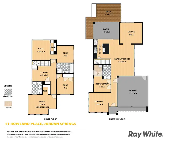 Floorplan of Homely house listing, 11 Rowland Place, Jordan Springs NSW 2747