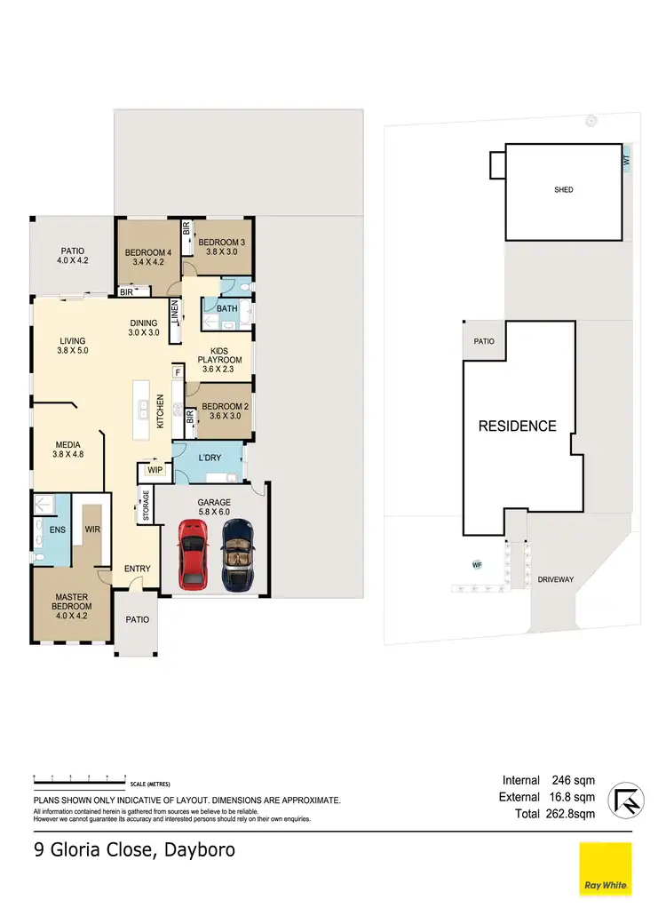 Floorplan of Homely house listing, 9 Gloria Close, Dayboro QLD 4521