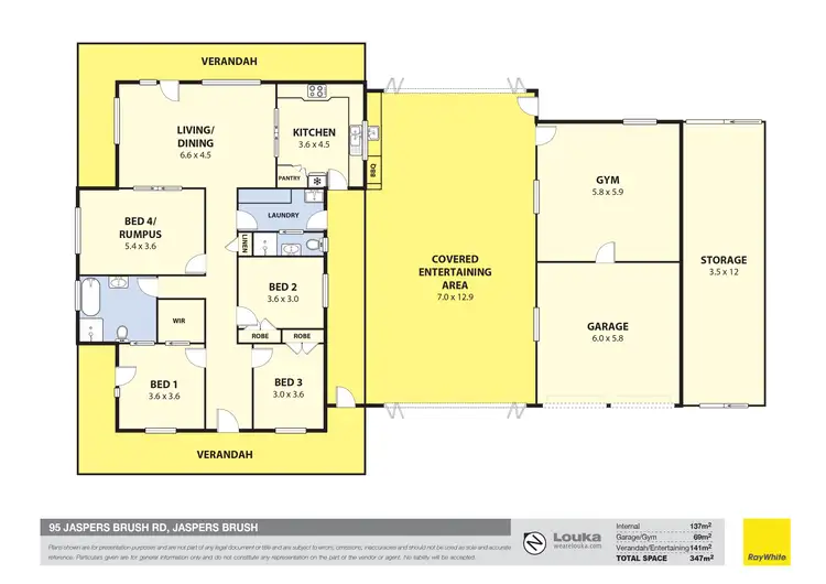 Floorplan of Homely rural property listing, 95 Jaspers Brush Road, Jaspers Brush NSW 2535