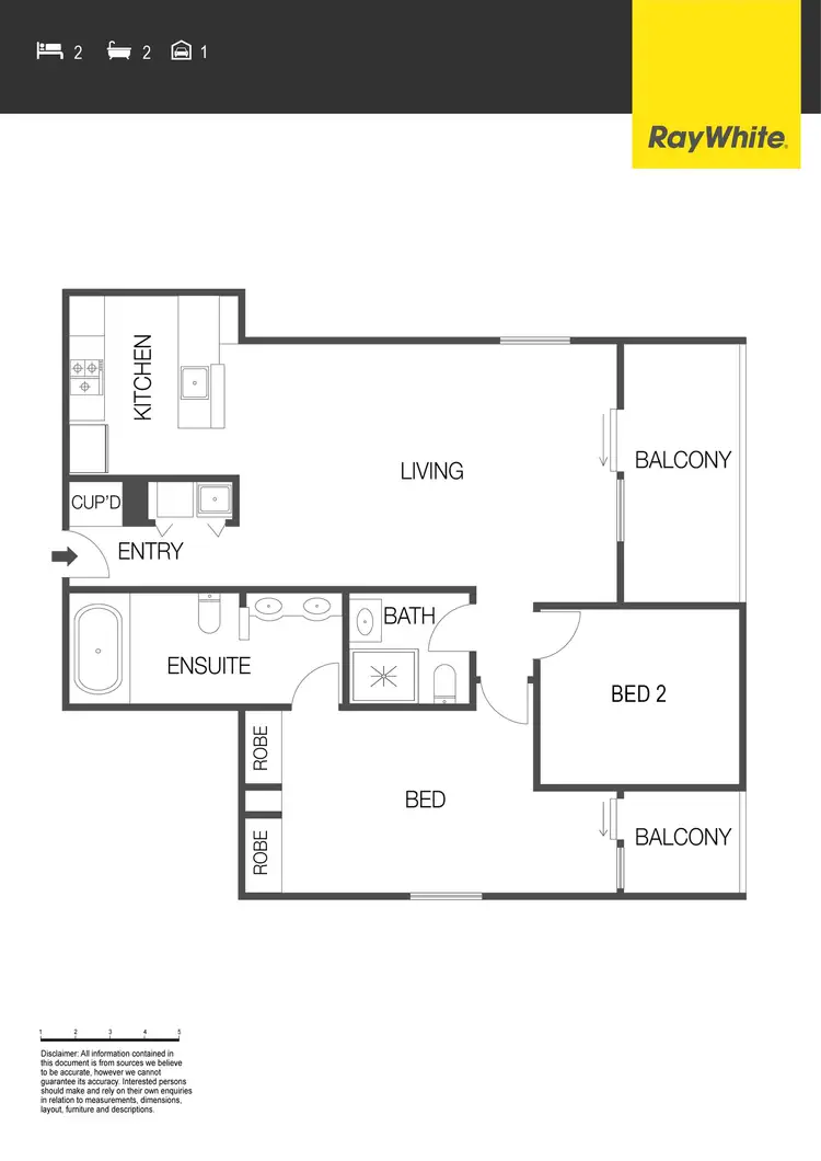 Floorplan of Homely unit listing, 203/19 Marcus Clarke Street, Acton ACT 2601