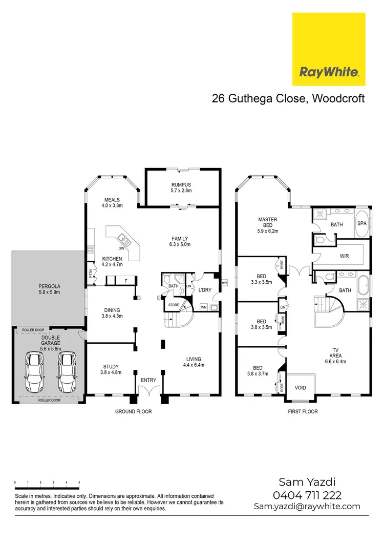 Floorplan of Homely house listing, 26 Guthega Close, Woodcroft NSW 2767