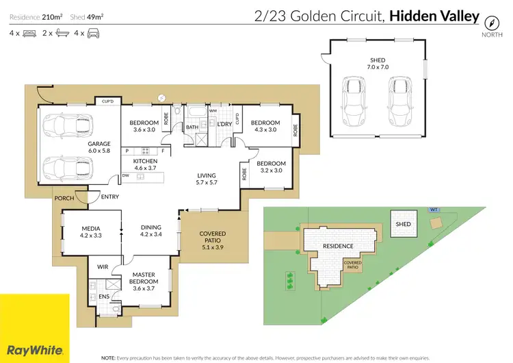 Floorplan of Homely house listing, 2/23 Golden Circuit, Hidden Valley QLD 4703