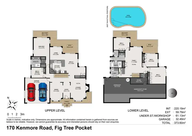 Floorplan of Homely house listing, 170 Kenmore Road, Fig Tree Pocket QLD 4069