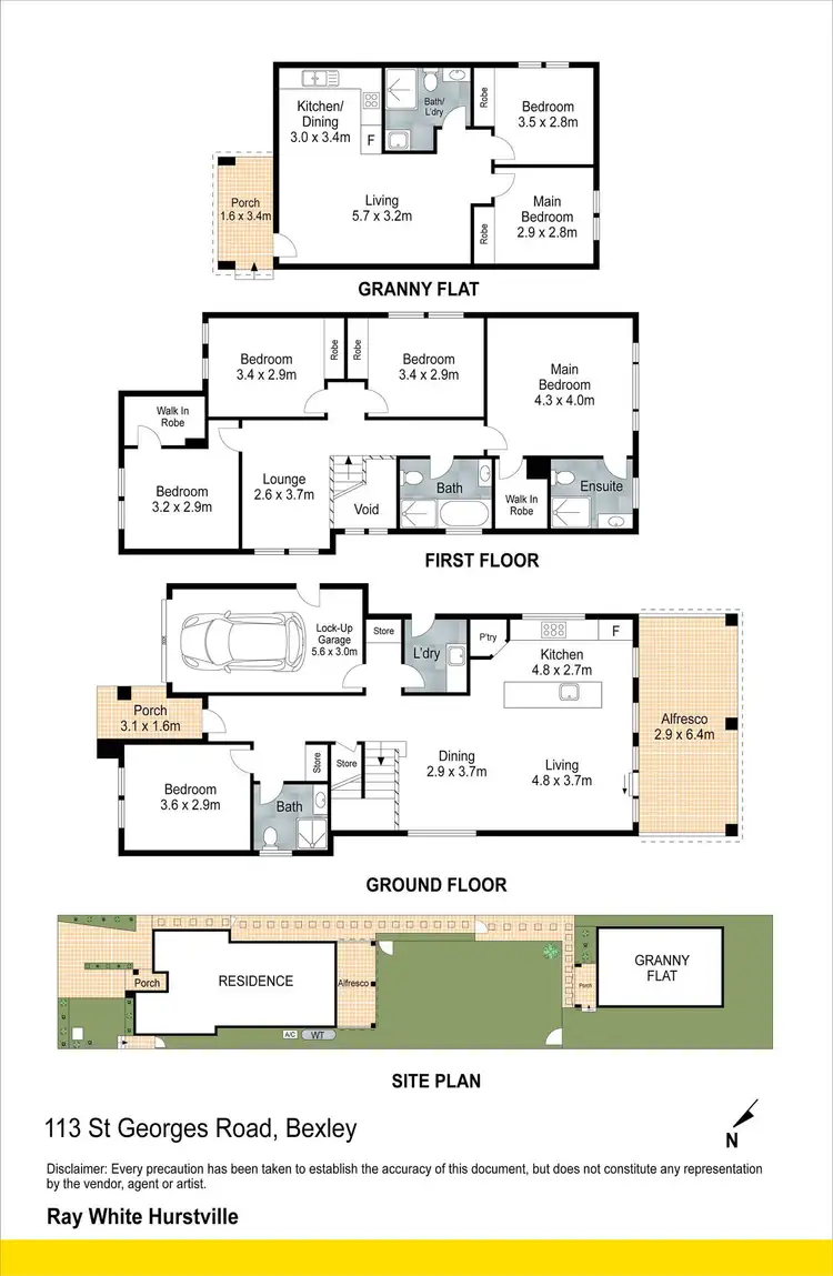 Floorplan of Homely house listing, 113 St Georges Road, Bexley NSW 2207