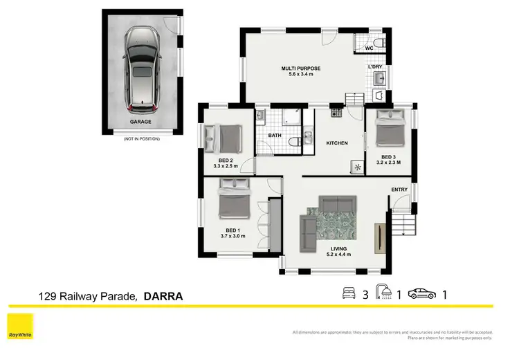 Floorplan of Homely house listing, 129 Railway Parade, Darra QLD 4076