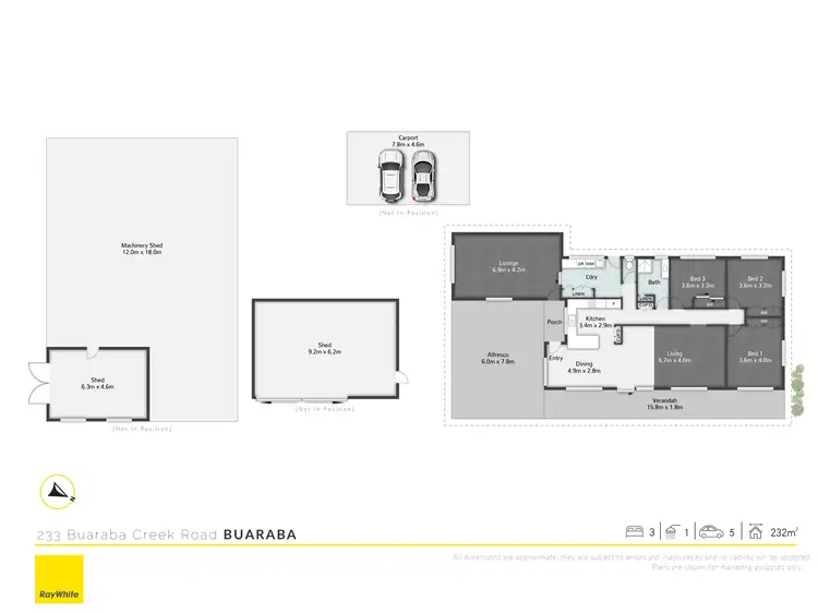 Floorplan of Homely rural property listing, 233 Buaraba Creek Road, Buaraba QLD 4311