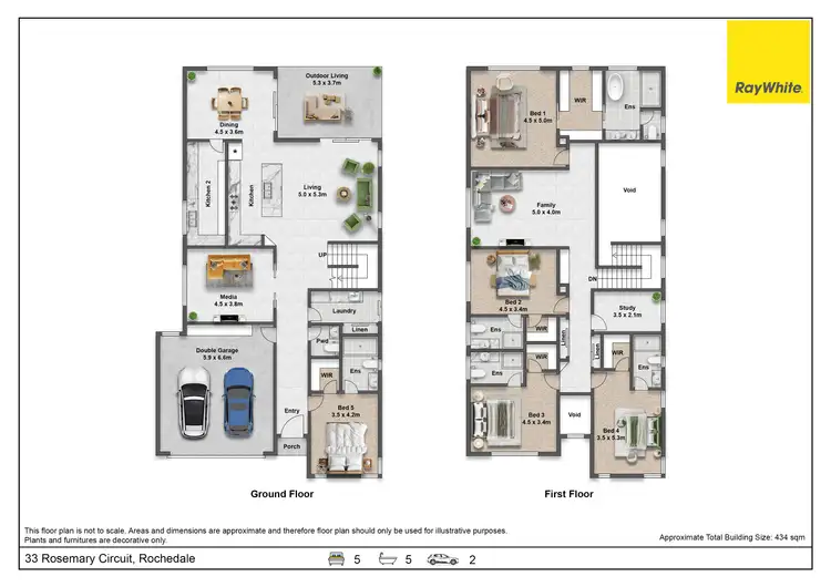 Floorplan of Homely house listing, 33 Rosemary Circuit, Rochedale QLD 4123
