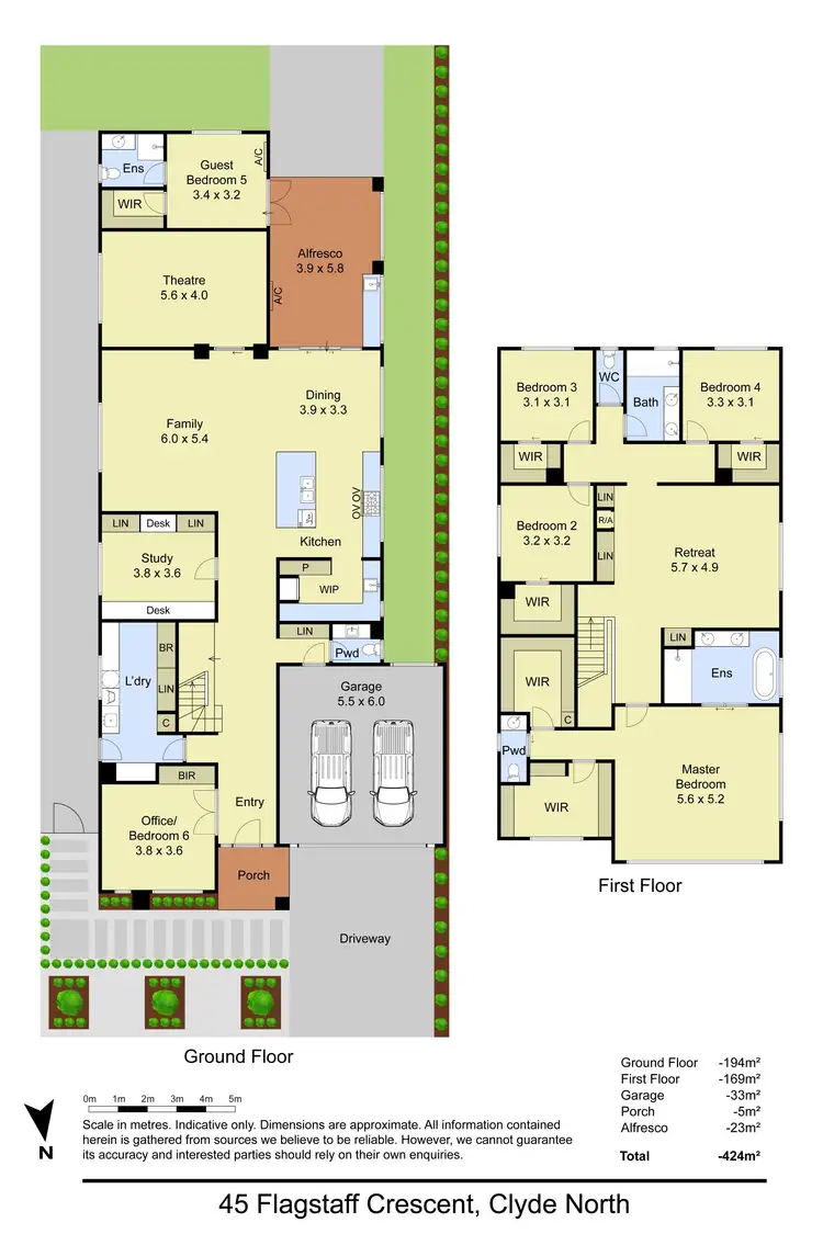 Floorplan of Homely house listing, 45 Flagstaff Crescent, Clyde North VIC 3978