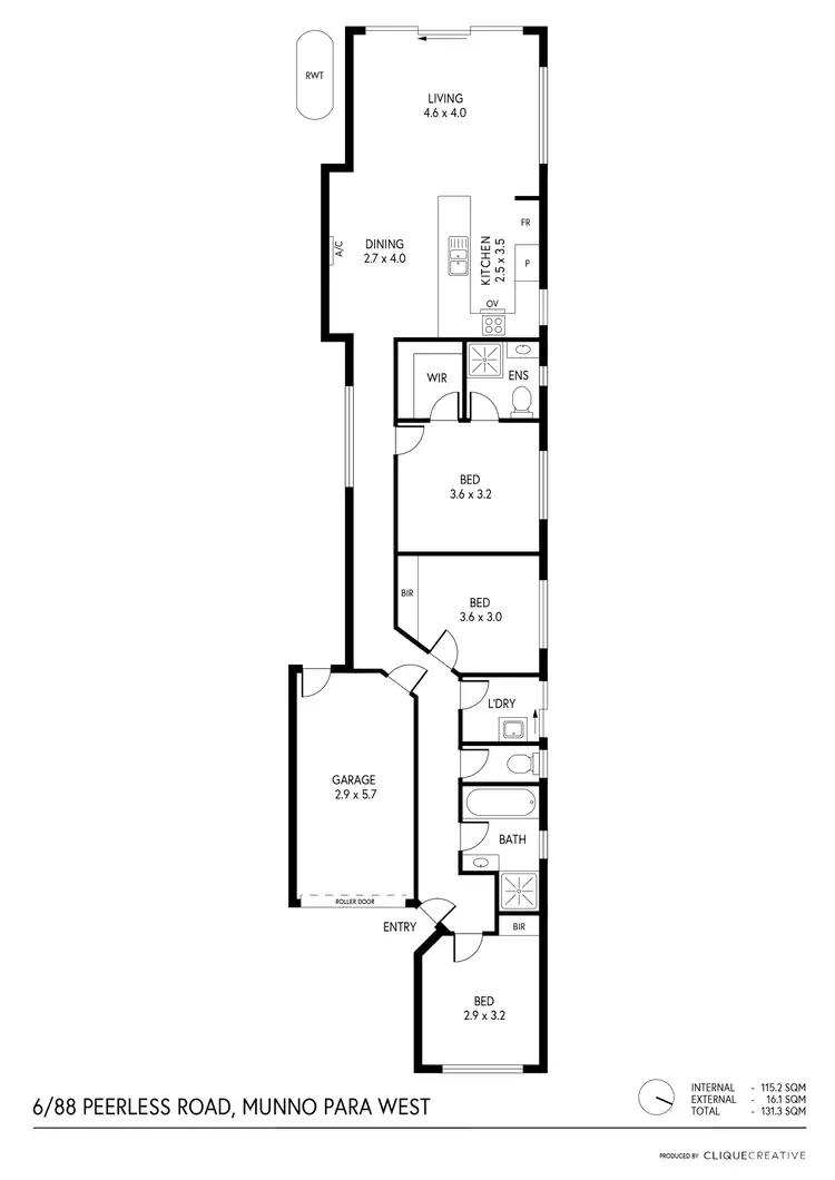 Floorplan of Homely house listing, 6/88 Peerless Road, Munno Para West SA 5115