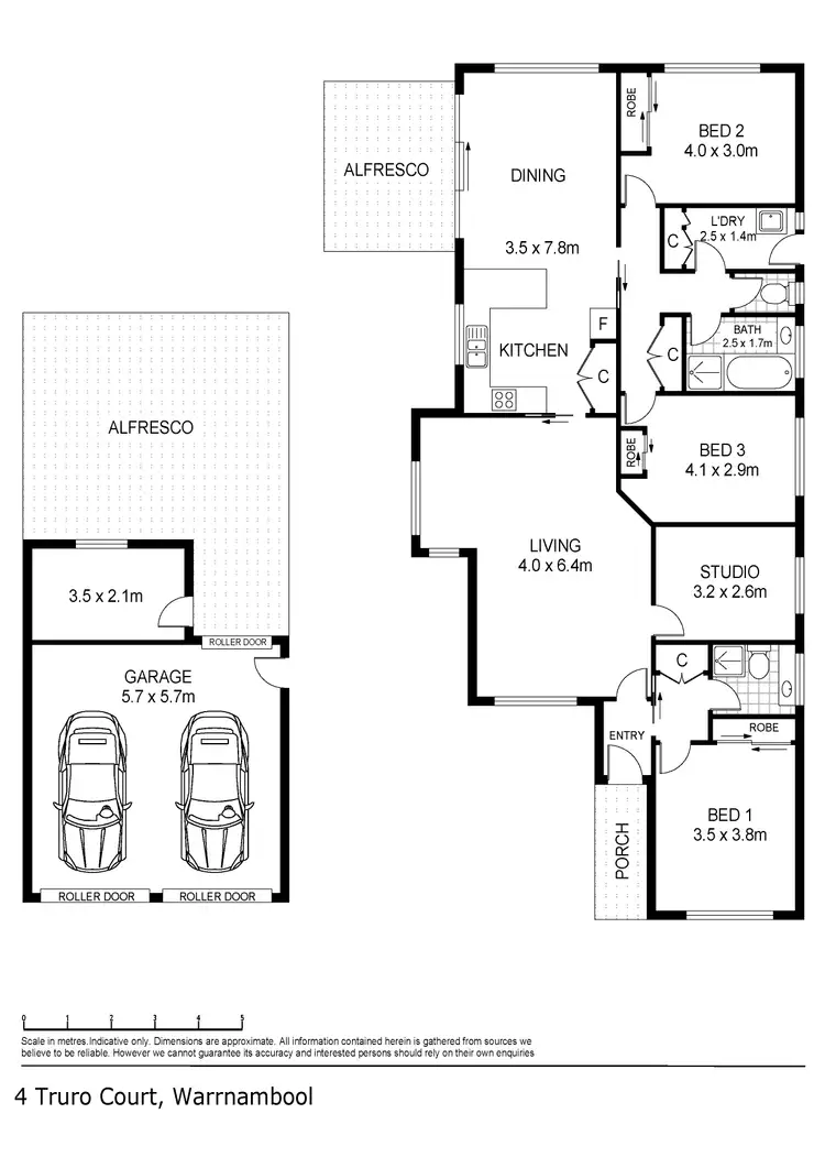 Floorplan of Homely house listing, 4 Truro Court, Warrnambool VIC 3280