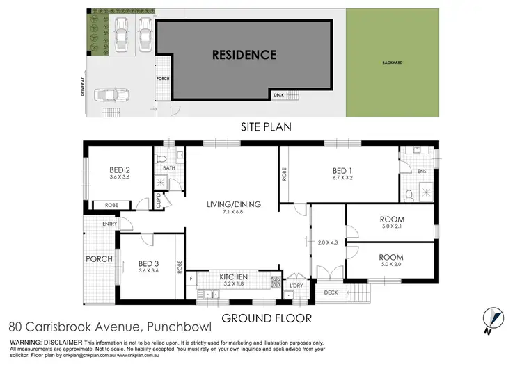 Floorplan of Homely house listing, 80 Carrisbrook Avenue, Punchbowl NSW 2196