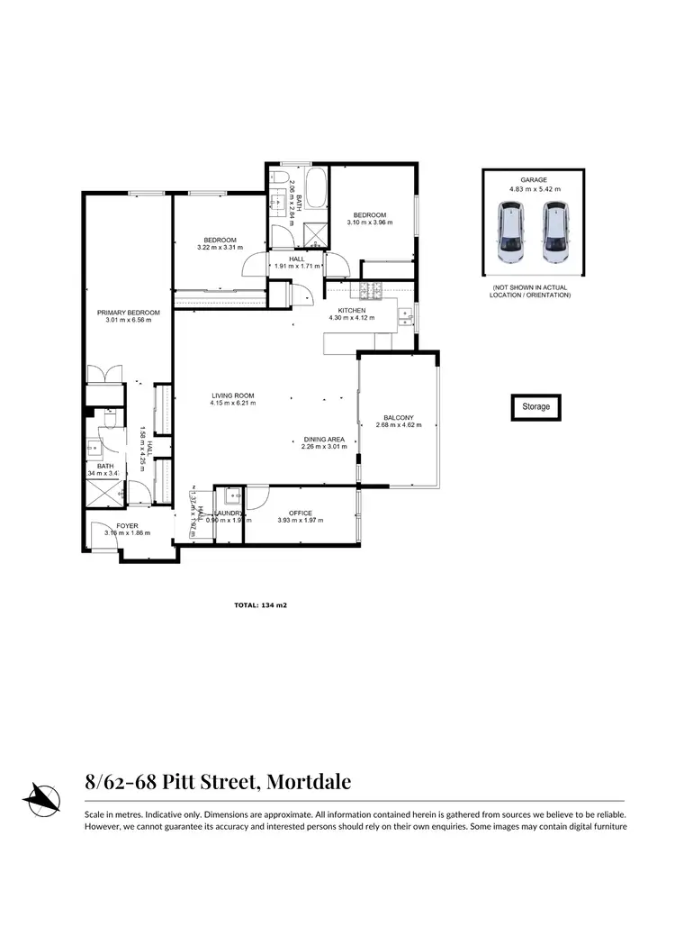 Floorplan of Homely apartment listing, 8/62-68 Pitt Street, Mortdale NSW 2223