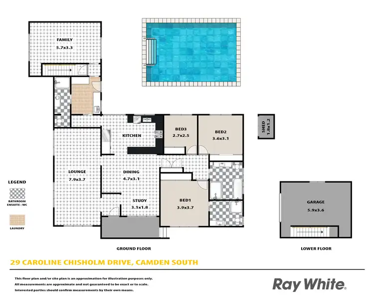Floorplan of Homely house listing, 29 Caroline Chisholm Drive, Camden South NSW 2570
