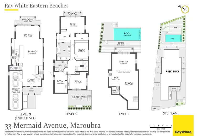 Floorplan of Homely house listing, 33 Mermaid Avenue, Maroubra NSW 2035
