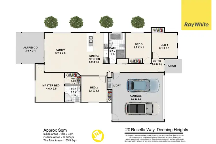 Floorplan of Homely house listing, 20 Rosella Way, Deebing Heights QLD 4306
