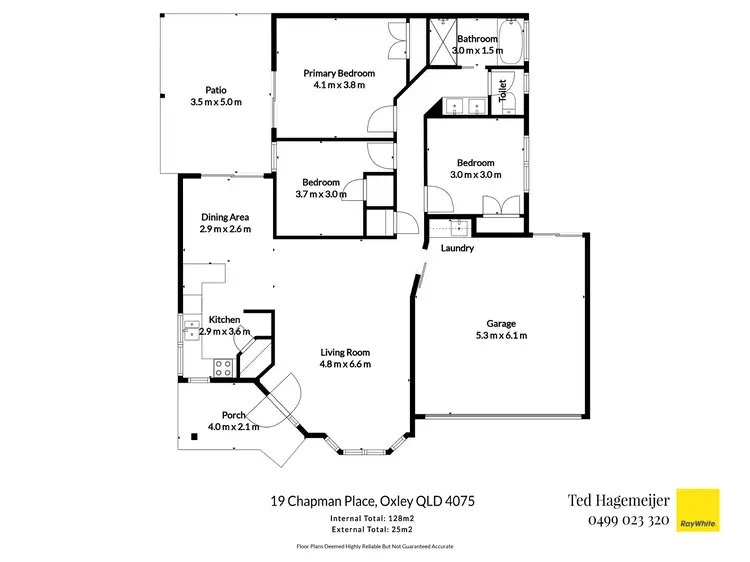 Floorplan of Homely house listing, 19 Chapman Place, Oxley QLD 4075
