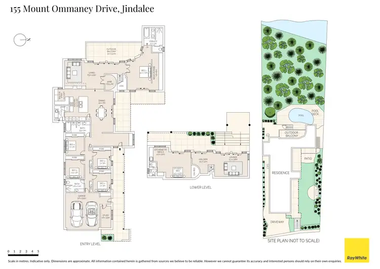 Floorplan of Homely house listing, 155 Mount Ommaney Drive, Jindalee QLD 4074