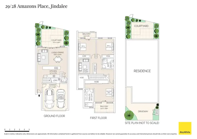 Floorplan of Homely townhouse listing, 29/28 Amazons Place, Jindalee QLD 4074