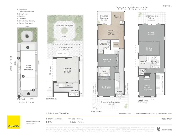 Floorplan of Homely house listing, 4 Ellis Street, Teneriffe QLD 4005