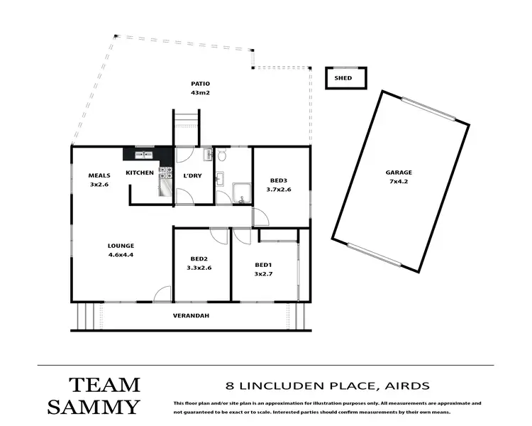 Floorplan of Homely house listing, 8 Lincluden Place, Airds NSW 2560