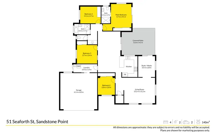 Floorplan of Homely house listing, 51 Seaforth Street, Sandstone Point QLD 4511