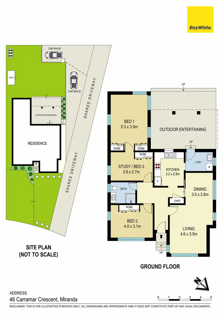 Floorplan of Homely house listing, 46 Carramar Crescent, Miranda NSW 2228